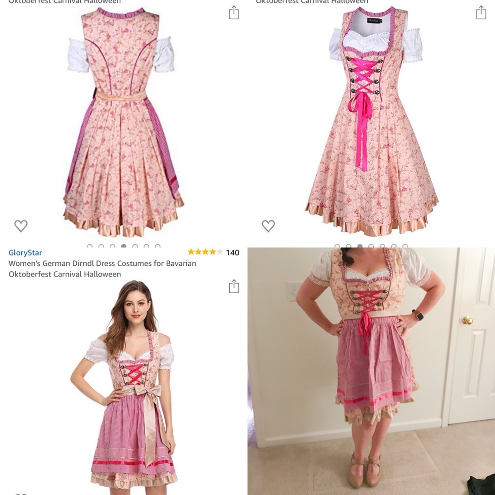 Oktoberfest Halloween Costume for women Dirndl